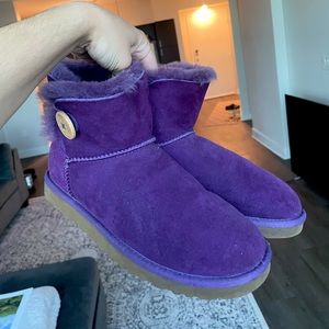 Ugg Boots Size 8 Purple